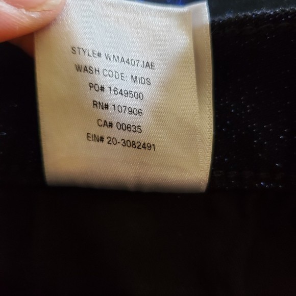 Hudson Nico super skinny midnight stellar metallic blue shimmer black jeans - Picture 7 of 11